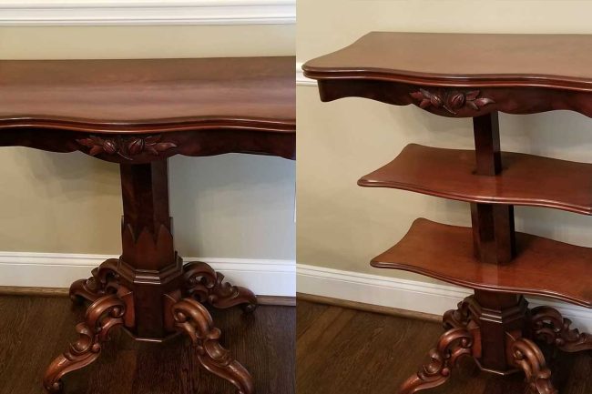 Antique Card Table Restoration