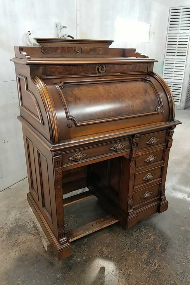 Antique Rolltop Restoration After