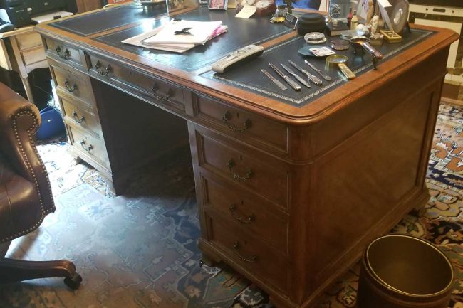 Before Desk Refinish